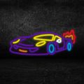 MANTA CAR, LED Neon plexi dekorácia