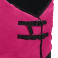 vidaXL Plášť pre kone Ružová a čierna 95 cm Polyester