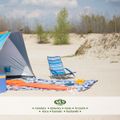 Plážové kreslo NILS NC3035 modro-biele