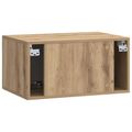 vidaXL Nástenná TV skrinka 59,5 x 41 x 30 cm Dub artisan
