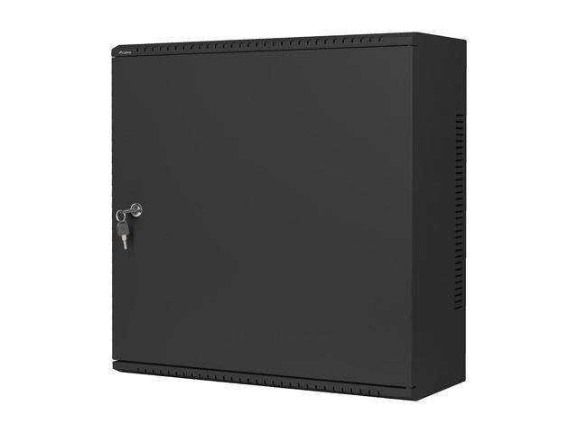 LANBERG 19'' RACKOVÁ SKRIŇA PRO MONTÁŽ NA STENU 6U+3U/540X200 NÍZKOPROFILOVÁ ČIERNA (ZMONTOVANÁ)