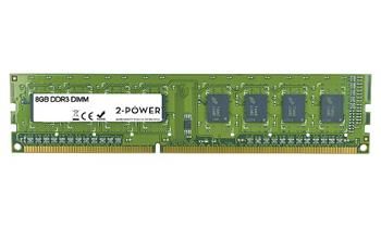 2-Power 8GB MultiSpeed 1066/1333/1600 MHz DDR3 Non-ECC DIMM 2Rx8 ( DOŽIVOTNÁ ZÁRUKA )