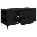 vidaXL Konferenčný stolík Čierny dub 102 x 44,5 x 50 cm