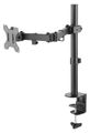 Neomounts FPMA-D550BLACK/Držák displeje/na stůl/10-32"/svorka/VESA 100X100/nosn. 8kg/1 displej/černý Držák, VESA, stolní, pro 1 plochý monitor, úhloprícka 10"-32", náklon, otácení, rotace, nosnost 8kg, cerný