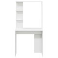 vidaXL Stôl Biela Kompozitné drevo 78,5 x 37 x 154,5 cm