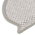 vidaXL Samolepiace nášľapy na schody, sisalový vzhľad 30 ks 65x21x4 cm