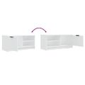 vidaXL TV stolíky 2 ks biele 80x35x36,5 cm spracované drevo