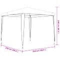 vidaXL Profesionálny párty stan 2,5x2,5 m, zelený 90 g/m²