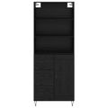 vidaXL Highboard 2 ks Čierny dub 69,5 x 34 x 180 cm