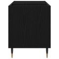 vidaXL Skrinka na gramofónové platne Čierny dub 85 x 38 x 48 cm
