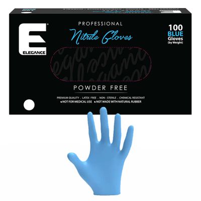 Modré profesionálne nitrilové rukavice ELEGANCE Nitrile gloves Blue 100 ks