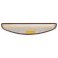 vidaXL Samolepiace schodové rohože 15 ks 56 x 17 x 3 cm Non-Slip Hnedá