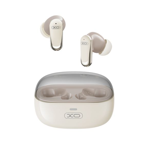 Bezdrôtové slúchadlá XO Bluetooth G42 TWS béžová ANC + ENC