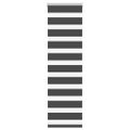 vidaXL Zebra roleta čierna 50x150 cm šírka látky 45,9 cm polyester