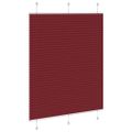 vidaXL Plisovaná roleta bordová červená 110x100 cm šírka látky 109,4 cm polyester
