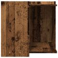 vidaXL Uzavretý box na stelivo staré drevo 53x53x51cm kompozitné drevo