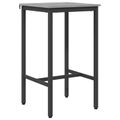 vidaXL Barový stôl 52 x 52 x 110 cm Kompozitné drevo Sivý Sonoma