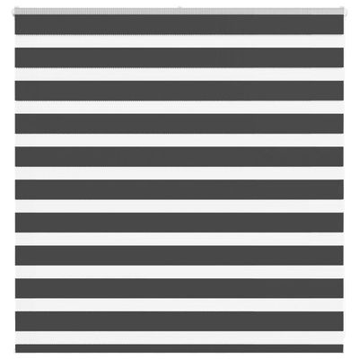 vidaXL Zebra roleta čierna 150x100 cm šírka látky 145,9cm polyester