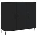 vidaXL Komoda biela 90x34x80 cm kompozitné drevo
