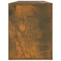 vidaXL Botník dymový dub 100x35x45 cm spracované drevo