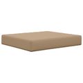vidaXL Vankúš na vonkajšiu pohovku Polyester Sivohnedá 60 x 50,5 cm