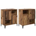 vidaXL Komody 2 ks Staré drevo 60 x 35 x 70 cm Kompozitné drevo
