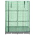 vidaXL Záhon s krytom na skleník ratanový vzhľad 80x40x123 cm