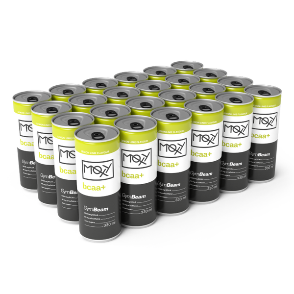 Energetický nápoj MOXY bcaa+ 330 ml - GymBeam, 24 x 330 ml
