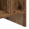 vidaXL Skrinka na gramofónové platne Staré drevo 78,5 x 35 x 45 cm
