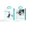 Čítačka kariet Devia 2v1 EL239 USB/USB-C 2.0 čierna
