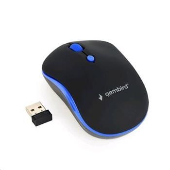 GEMBIRD Myš MUSW-4B-03-B, červeno-modrá, bezdrôtová, USB nano prijímač