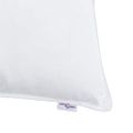 vidaXL Vankúš 2 ks 50 x 50 cm Perie Biela