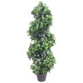vidaXL Umelá rastlina, vavrín s kvetináčom, zelená 120 cm