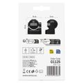 PIR senzor (pohybové čidlo) IP44 1200W, čierny