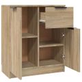 vidaXL Komoda dub sonoma 60x30x70 cm spracované drevo