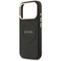 Puzdro Guess pre iPhone 17 Pro HC MAGSAFE PU W/ PEONY HOT STAMP čierna