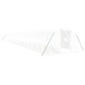 vidaXL Fóliovník s oceľovým rámom biely 66 m² 22x3x2 m