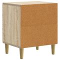 vidaXL Nočný stolík 2 ks Dub sonoma 43 x 34,5 x 50 cm Kompozitné drevo