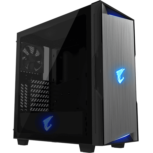 GIGABYTE AORUS Gaming AC300G/Midi Tower/Transpar./Čierna