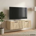 vidaXL Nástenná TV skrinka Dub sonoma 98 x 41 x 30 cm Kompozitné drevo