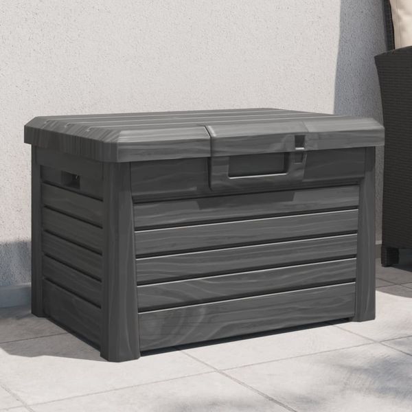 vidaXL Vonkajší box na vankúše antracit 73x50,5x46,5 cm polypropylén