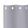 vidaXL Záclony na zatemnenie s krúžkami 2 ks Metalická šedá Polyester