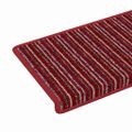 vidaXL Samolepiace schodové rohože 15 ks 65 x 21 x 4 cm Non-Slip