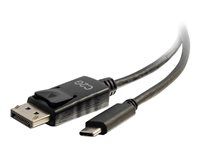 4K - Black - M/M - Externý video adaptér - USB-C - DisplayPort - čierna