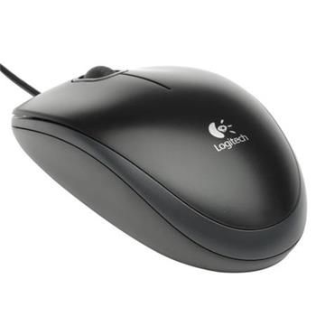 Logitech myš B100, optická, 3 tlačidlá, čierna, 800 dpi