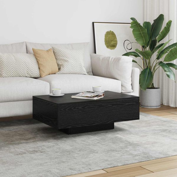 vidaXL Konferenčný stolík Čierny dub 85 x 55 x 31 cm