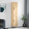 vidaXL Vysoká skrinka dub sonoma 34,5x34x180 cm spracované drevo