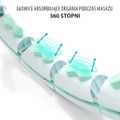 Sada masážnej obruče HMS HHW06 so závažím a počítadlom a zoštíhľujúceho pásu BR163 zelená