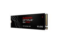 SanDisk Optimus GX PRO 8100 - SSD - šifrovaný - 8 TB - interní - M.2 2280 D5-M - PCI Express 5.0 x4 (NVMe) - TCG Opal Encryption 2.02