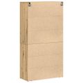 vidaXL Highboard Remeselný dub 80 x 33 x 150 cm Kompozitné drevo